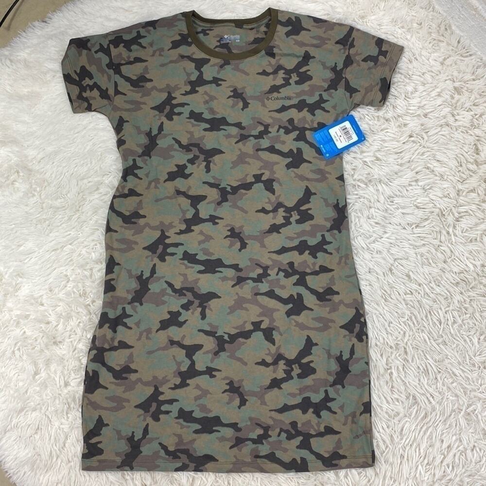 NWT Columbia Park Printed Camo Dress